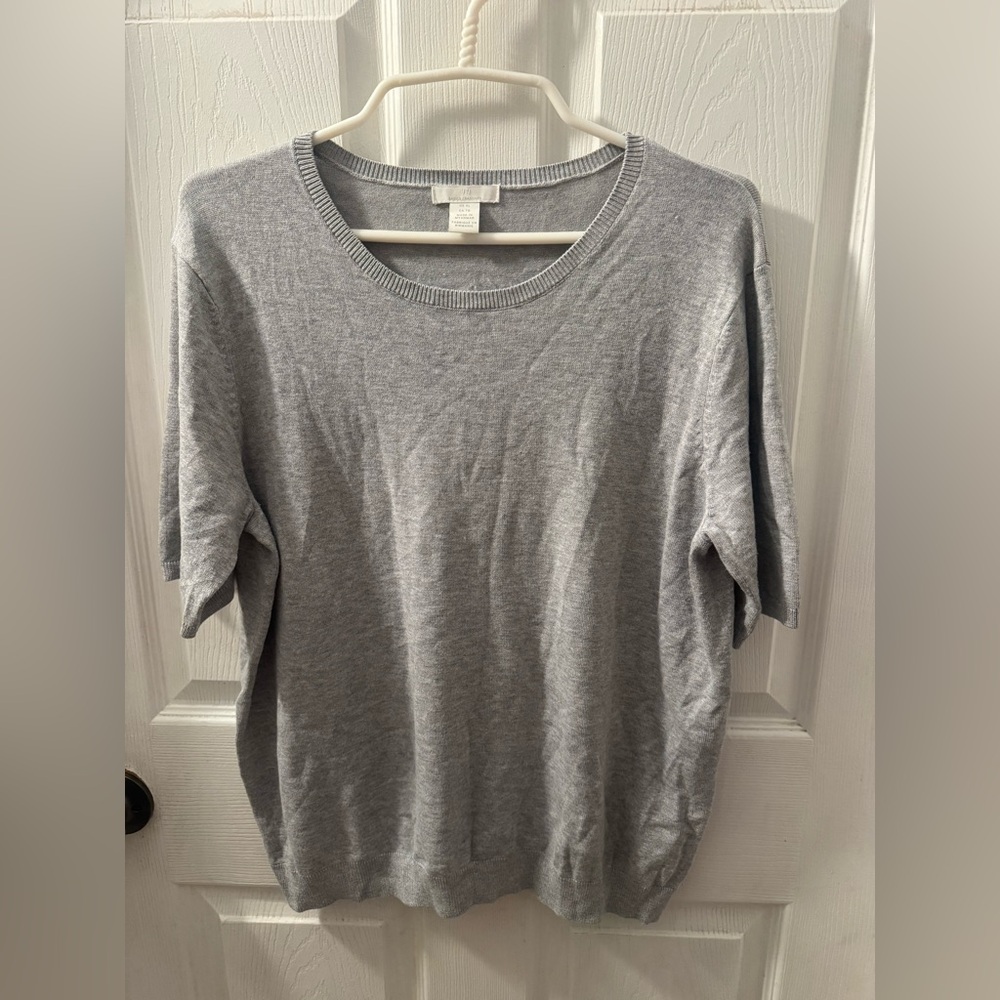 H&M Charcoal Knit Top